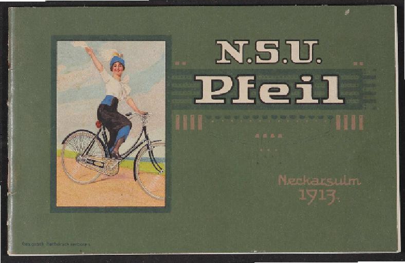 N.S.U. Pfeil Katalog 1913