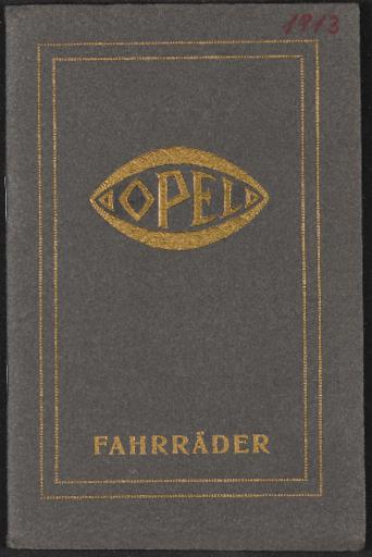Opel Fahrräder Katalog 1913