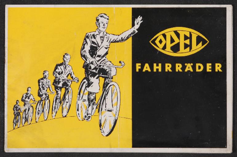Opel Fahrräder Prospekt 1930er Jahre