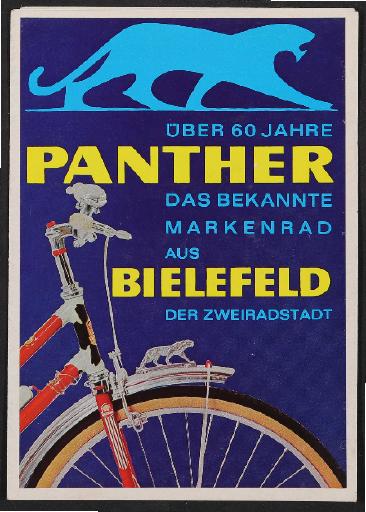 Panther Bielefeld, Faltblatt, 1964