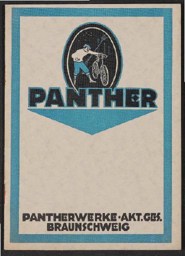 Panther Räder Katalog 1923