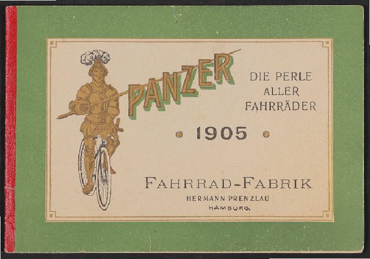 Panzer Fahrrad-Fabrik Katalog 1905
