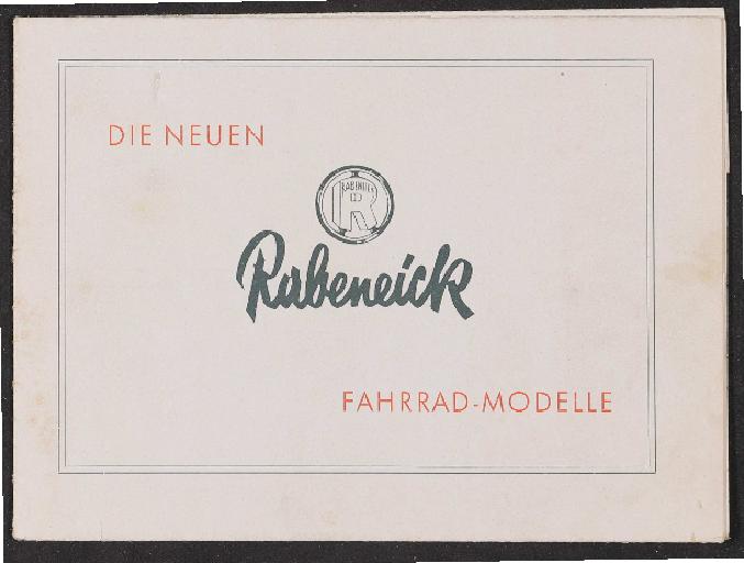 Rabeneick Faltblatt um 1950