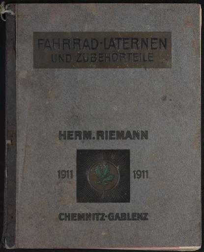 Herm. Riemann Fahrrad-Laternen und Zubehörteile Katalog 1911