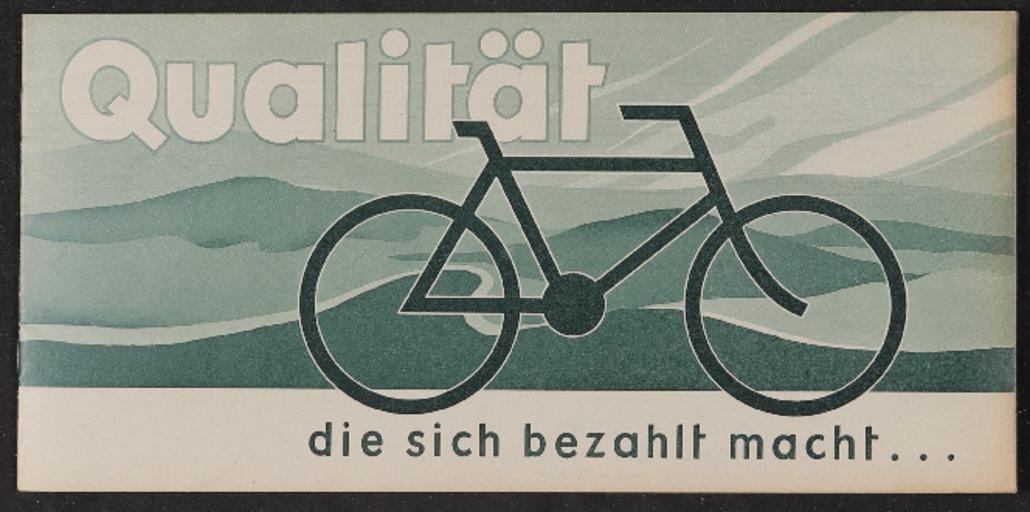 Naumann Fahrräder Katalog 1930er Jahre