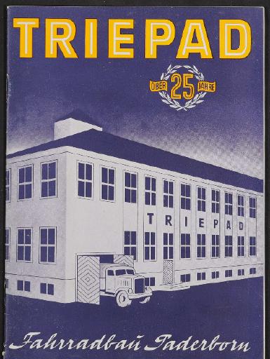 Triepad Fahrradbau Paderborn, Katalog, 1952