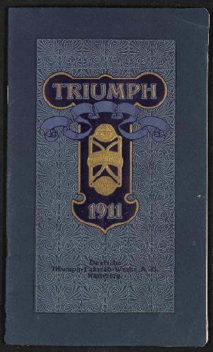 Triumph Fahrräder Katalog 1911