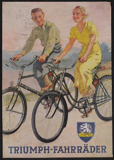 Triumph Fahrräder Prospekt 1930er Jahre