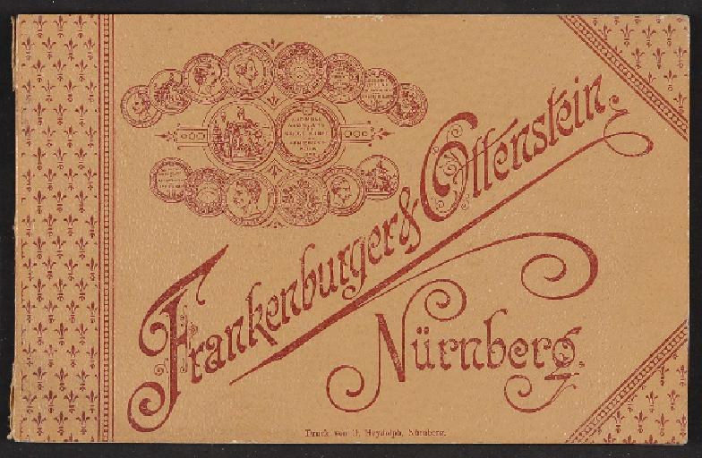 Frankenburger u. Ottenstein Velocipedfabrik, Katalog 1892