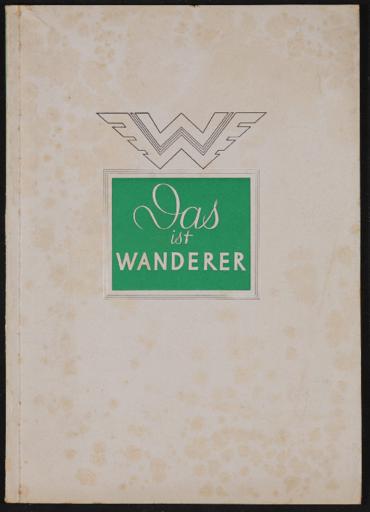 Wanderer Broschüre 1940