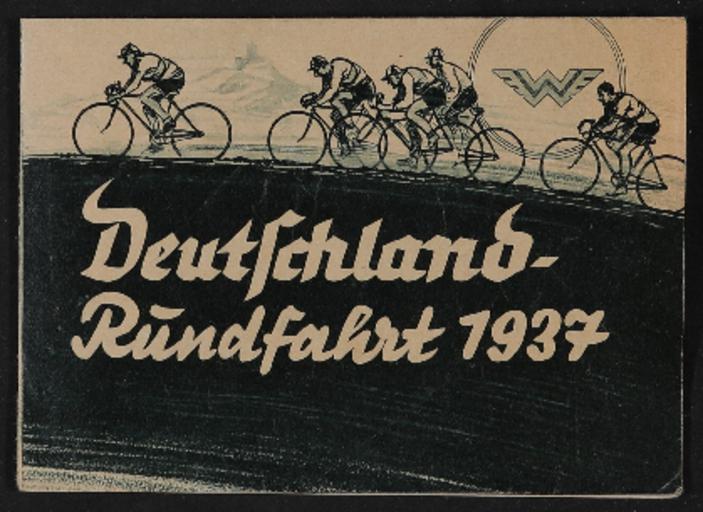 Wanderer Faltblatt Deutschland Rundfahrt 1937