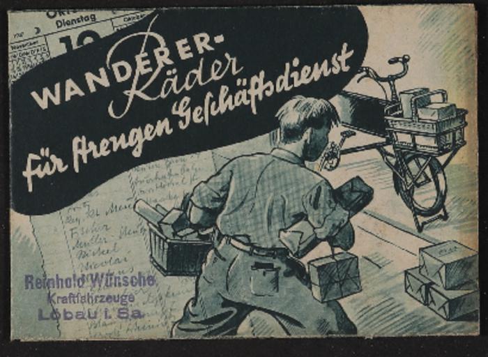 Wanderer Geschäftsräder Faltblatt 1937
