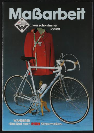 Wanderer Maßrad Katalog 1982