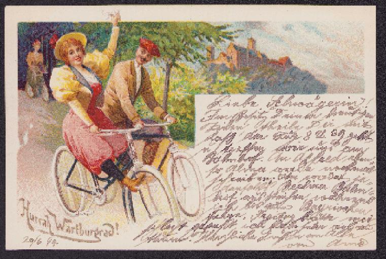 Wartburg Postkarte 1899
